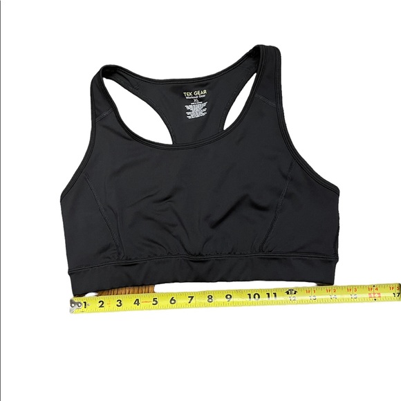 Tek Gear Black Workout Sports Bra Size XL - Picture 5 of 5